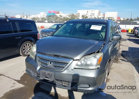 2007 Honda Odyssey Ex-L z USA, uszkodzony, nr VIN 5FNRL38707B456593